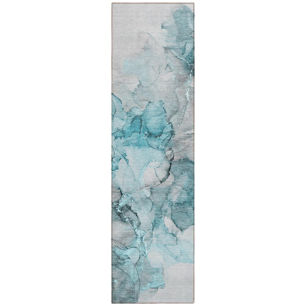 Chantille ACN520 Teal 2'3" x 7'6" Rug. Picture 1