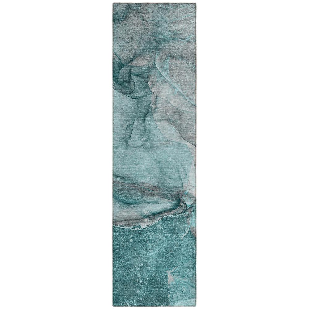 Chantille ACN524 Teal 2'3" x 7'6" Rug. Picture 1