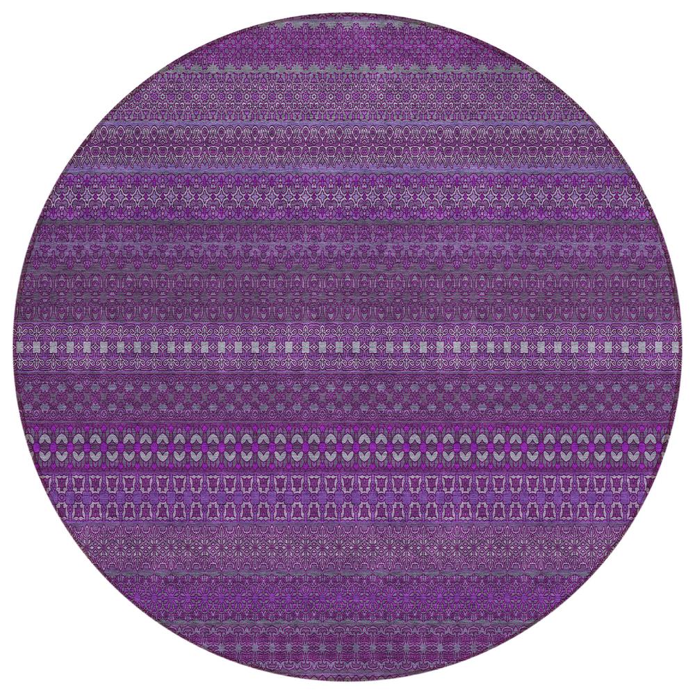Chantille ACN527 Purple 8' x 8' Rug. Picture 1