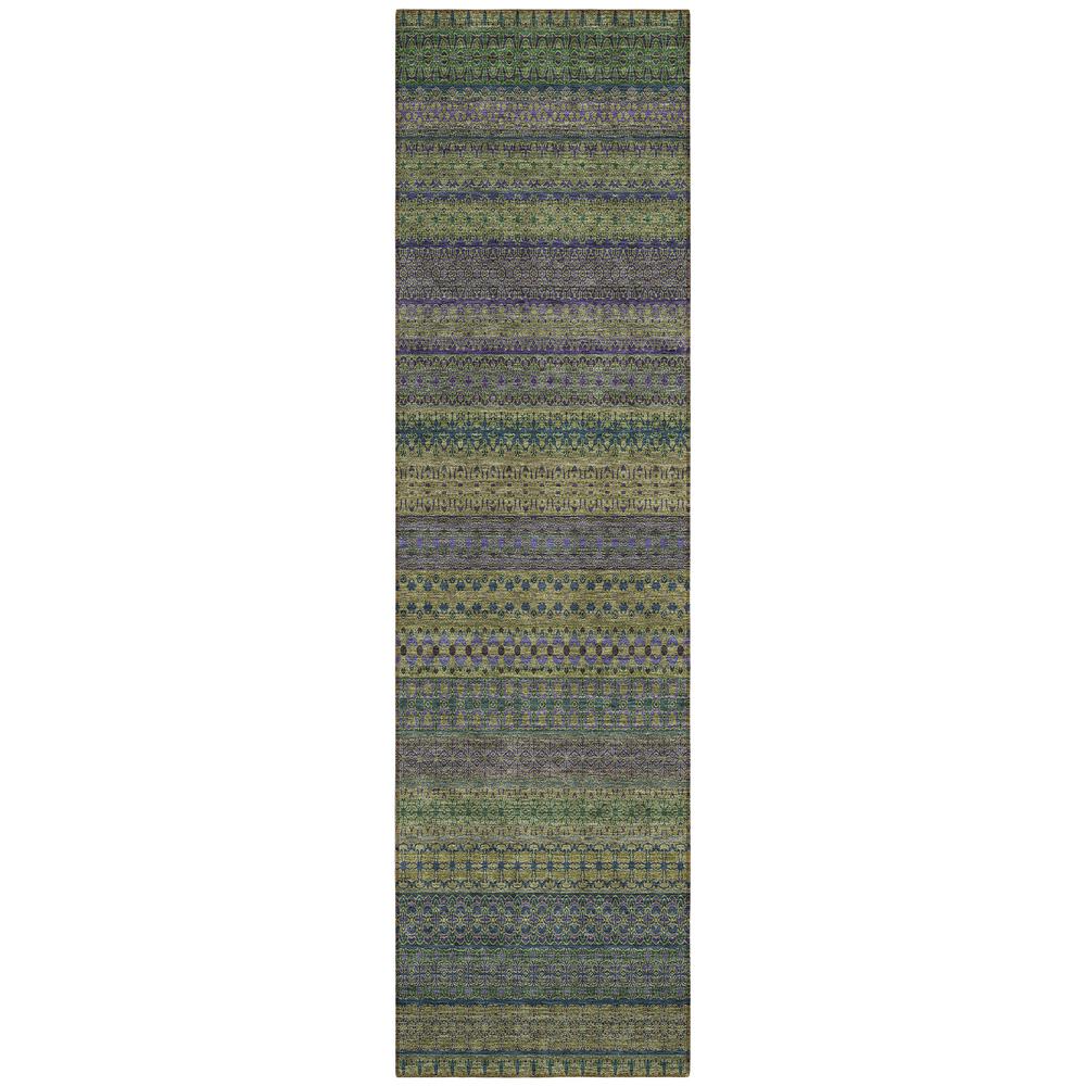 Chantille ACN527 Green 2'3" x 7'6" Rug. Picture 1