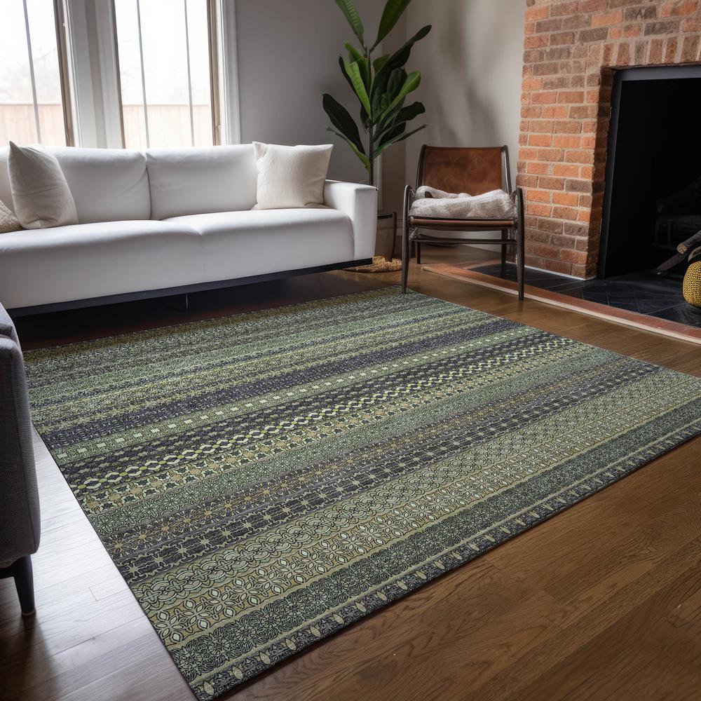 Chantille ACN527 Green 2'6" x 3'10" Rug. Picture 7