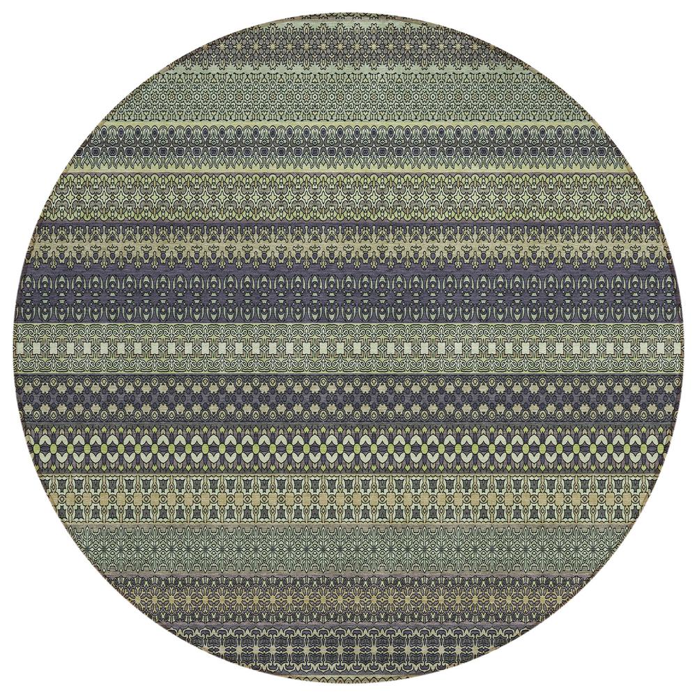 Chantille ACN527 Green 8' x 8' Rug. Picture 1