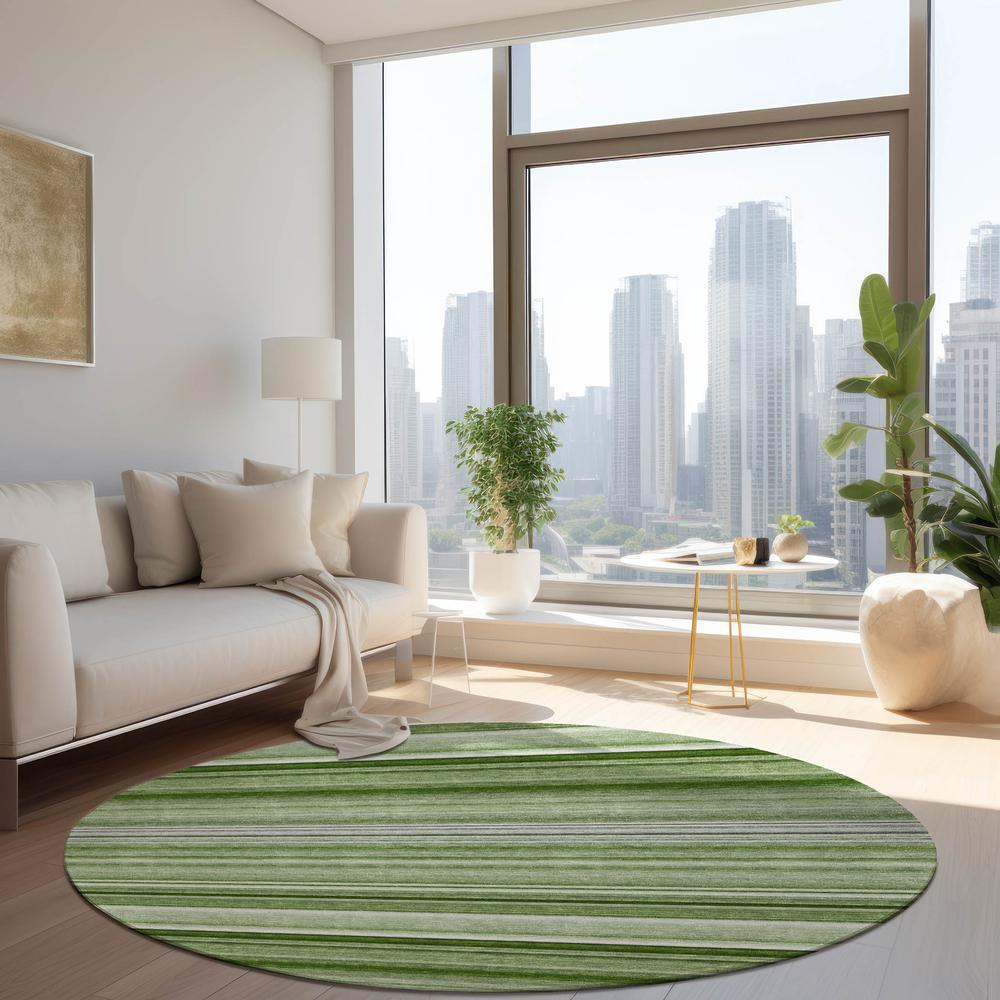 Chantille ACN529 Green 8' x 8' Rug. Picture 6