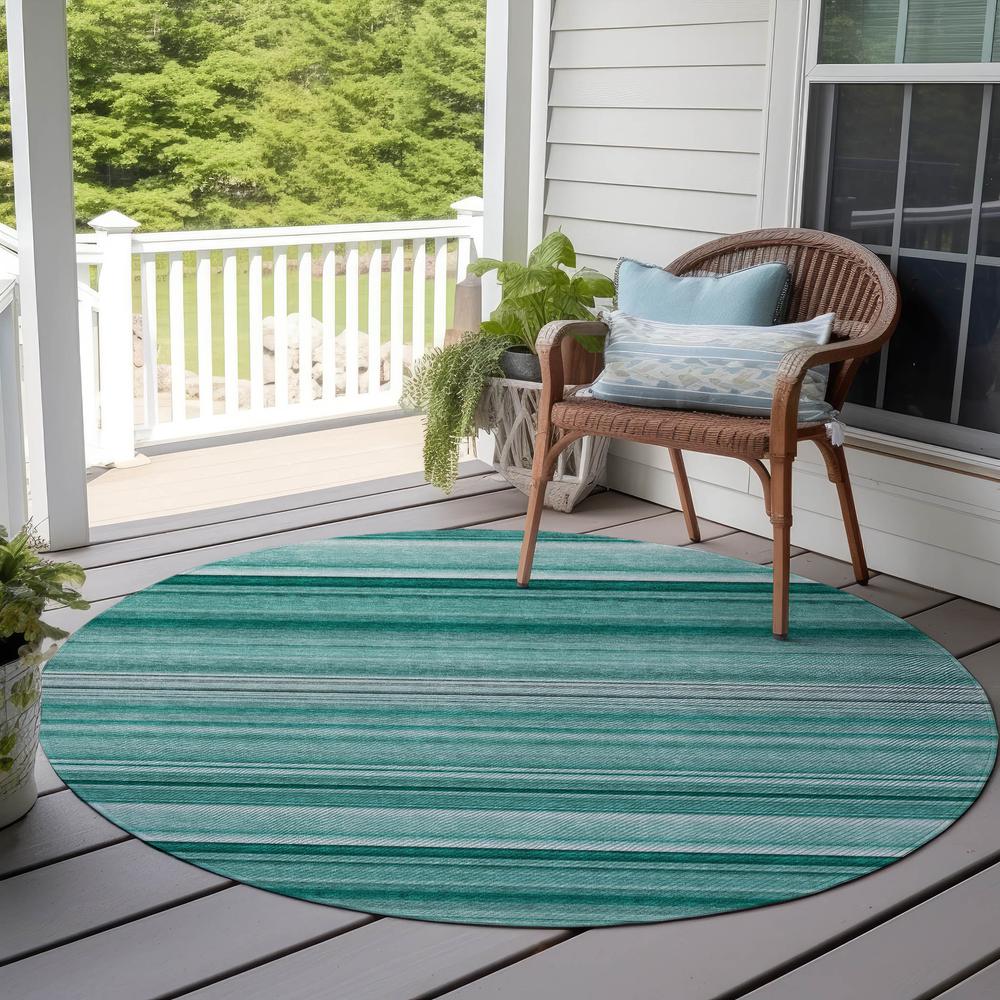 Chantille ACN529 Teal 8' x 8' Rug. Picture 8