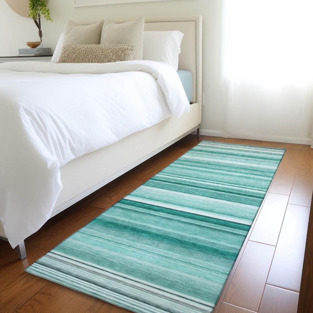 Chantille ACN529 Teal 2'3" x 7'6" Rug. Picture 6