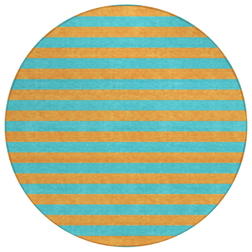 Chantille ACN530 Teal 8' x 8' Rug. Picture 1