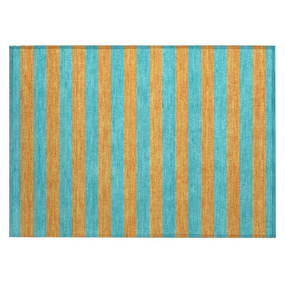 Chantille ACN530 Teal 1'8" x 2'6" Rug. Picture 1