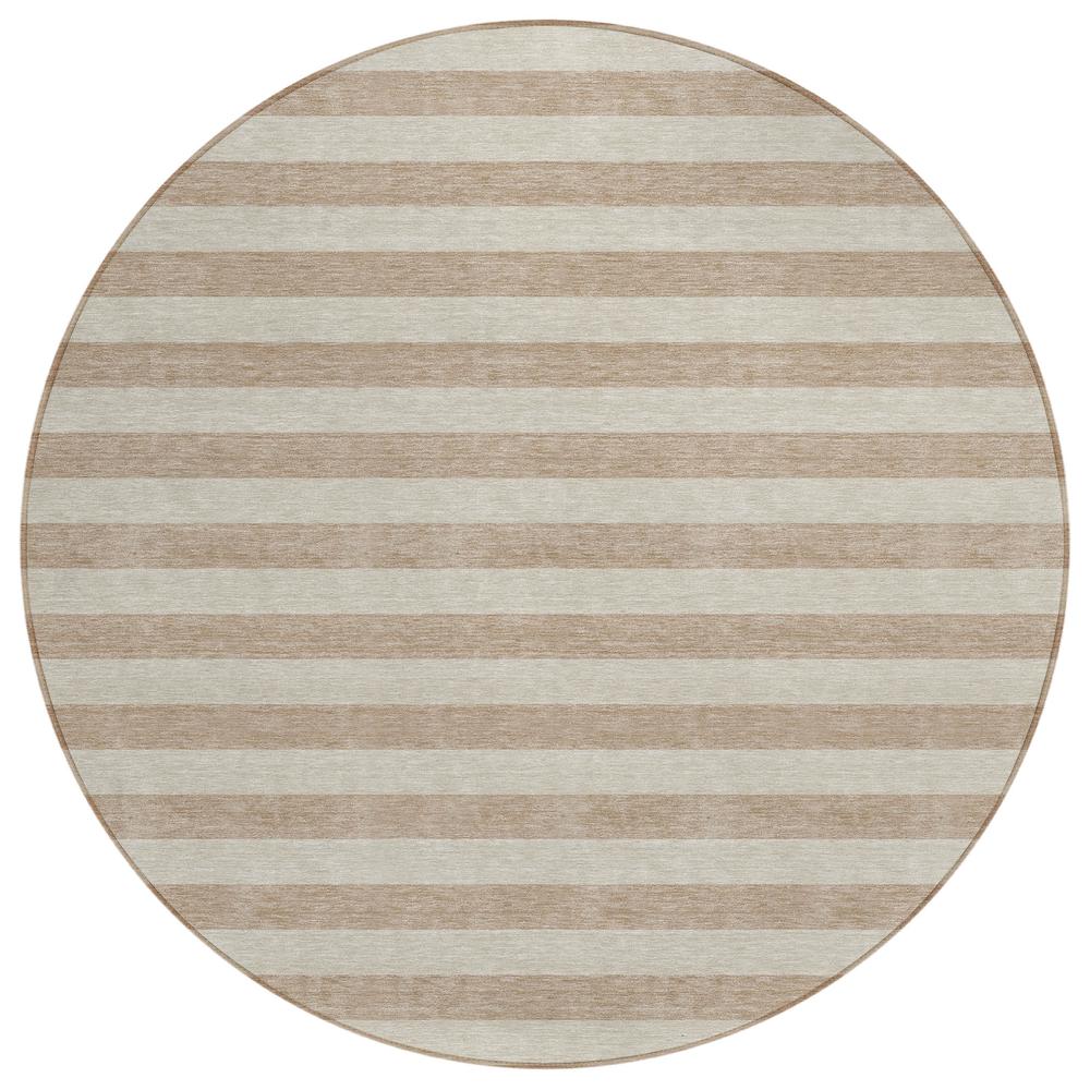 Chantille ACN530 Brown 8' x 8' Rug. Picture 1