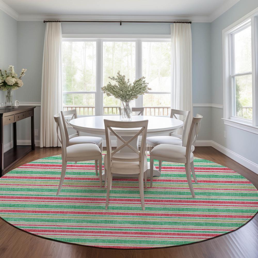 Chantille ACN531 Green 8' x 8' Rug. Picture 6