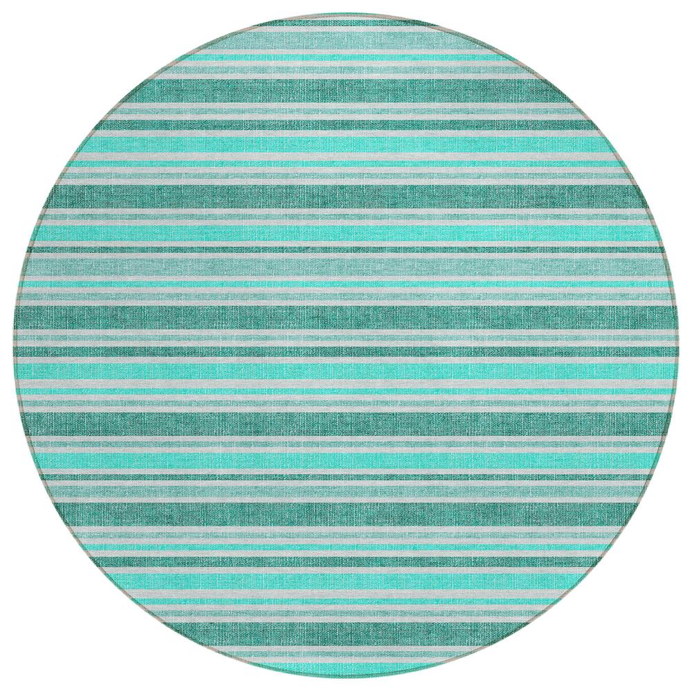 Chantille ACN531 Teal 8' x 8' Rug. Picture 1