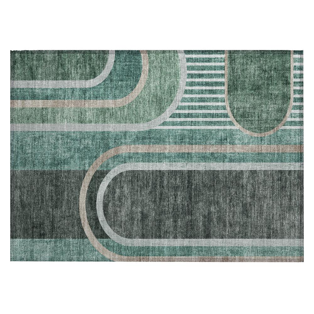 Chantille ACN532 Green 1'8" x 2'6" Rug. Picture 1