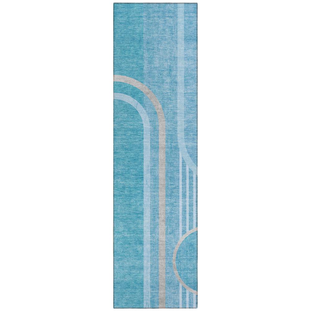 Chantille ACN532 Teal 2'3" x 7'6" Rug. Picture 1