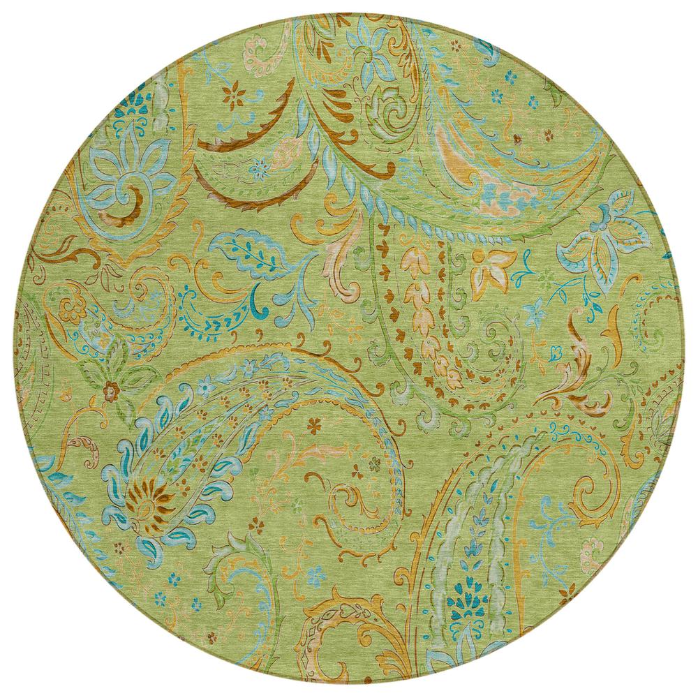 Chantille ACN533 Green 8' x 8' Rug. Picture 1