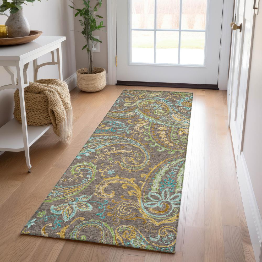 Chantille ACN533 Brown 2'3" x 7'6" Rug. Picture 6