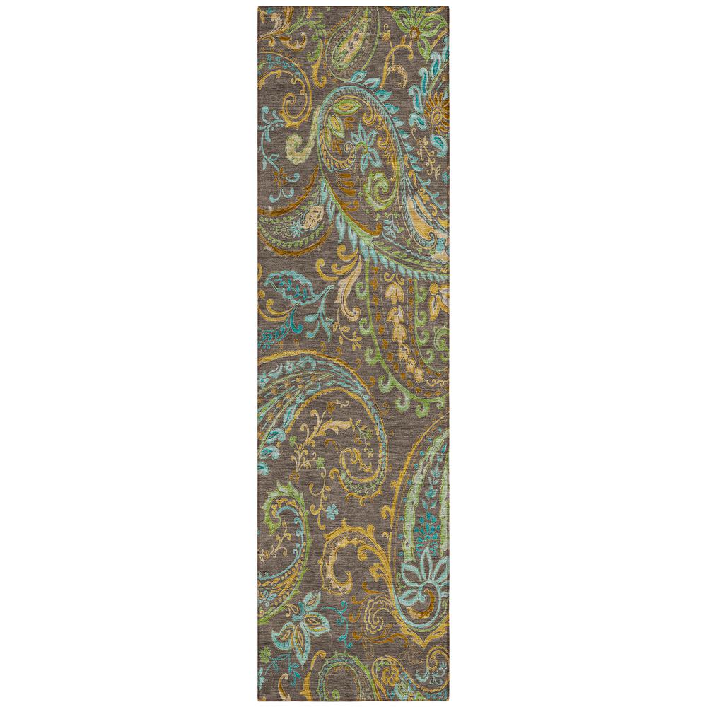 Chantille ACN533 Brown 2'3" x 7'6" Rug. Picture 1