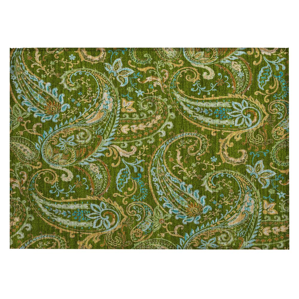 Chantille ACN533 Green 1'8" x 2'6" Rug. Picture 1