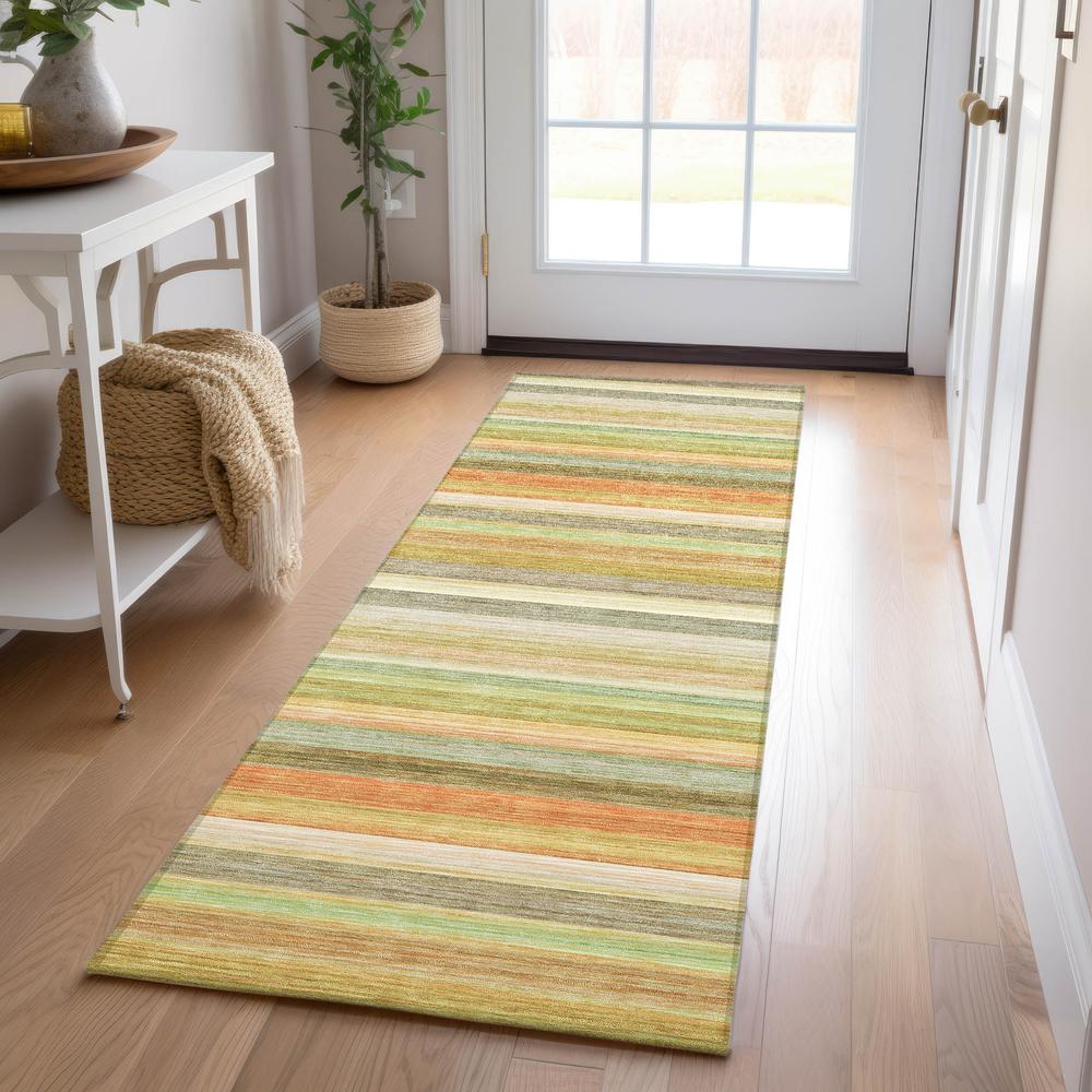 Chantille ACN535 Green 2'3" x 7'6" Rug. Picture 6