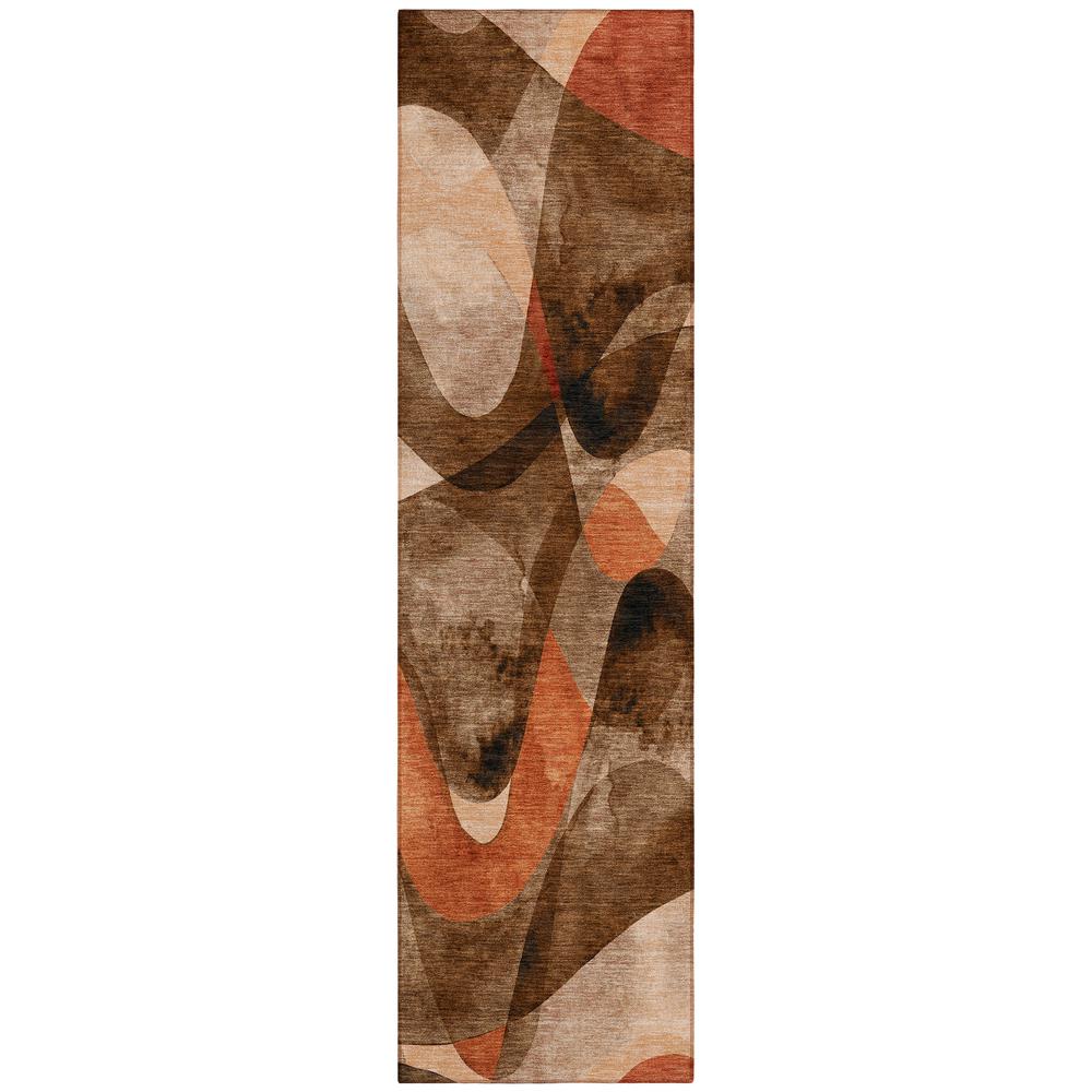 Chantille ACN536 Brown 2'3" x 7'6" Rug. Picture 1