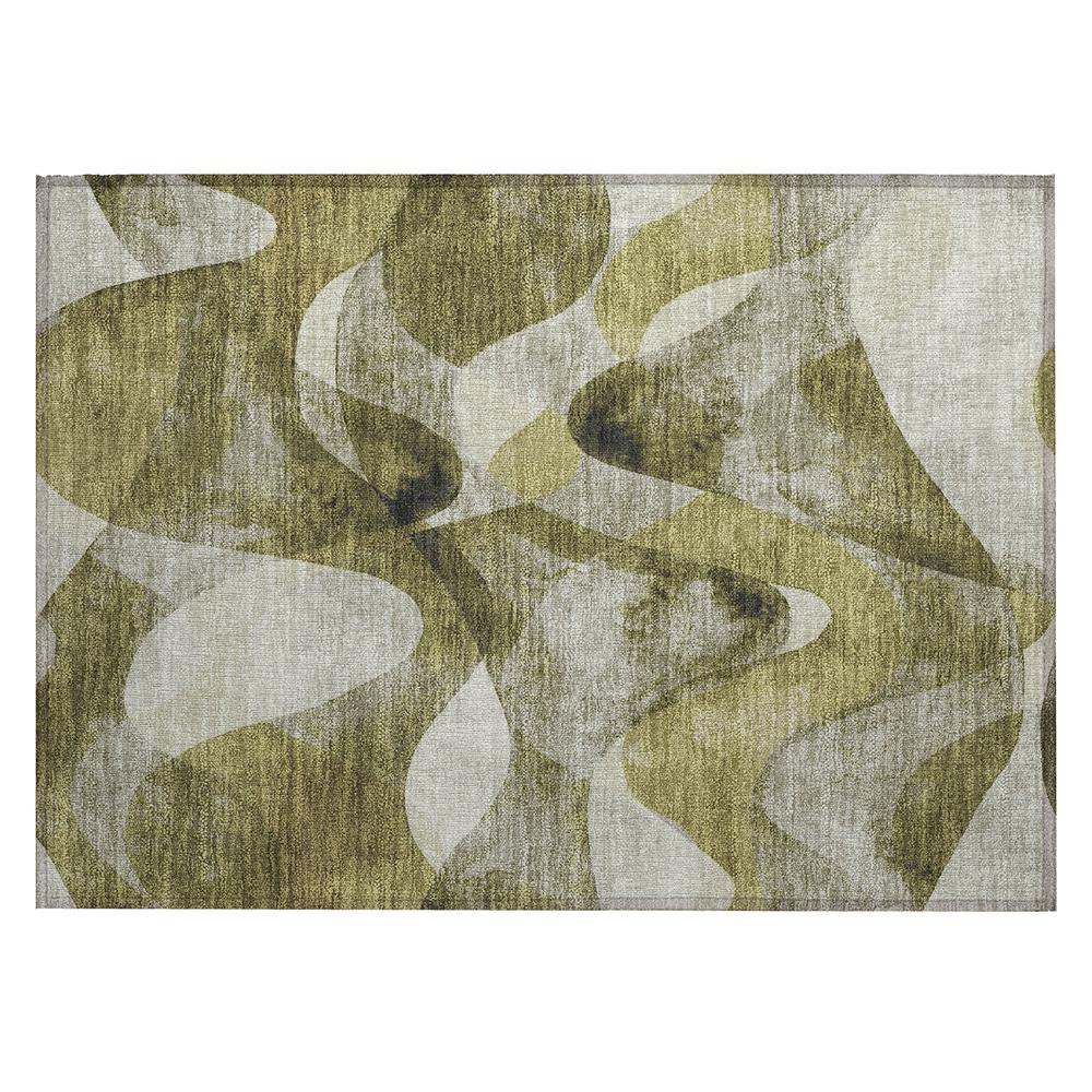 Chantille ACN536 Green 1'8" x 2'6" Rug. Picture 1