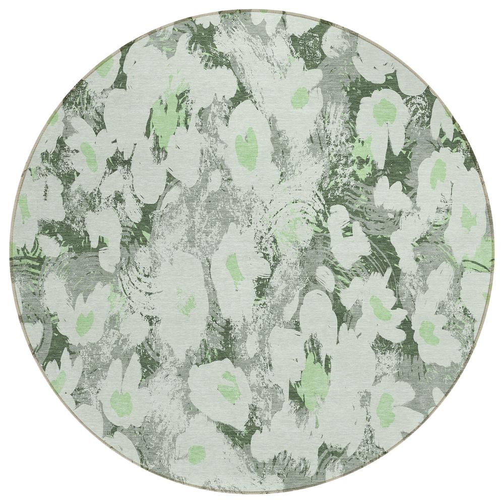 Chantille ACN538 Green 8' x 8' Rug. Picture 1