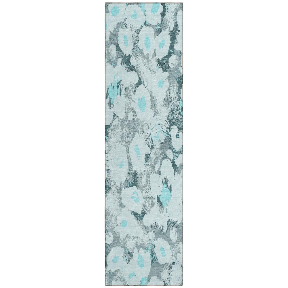 Chantille ACN538 Teal 2'3" x 7'6" Rug. Picture 1