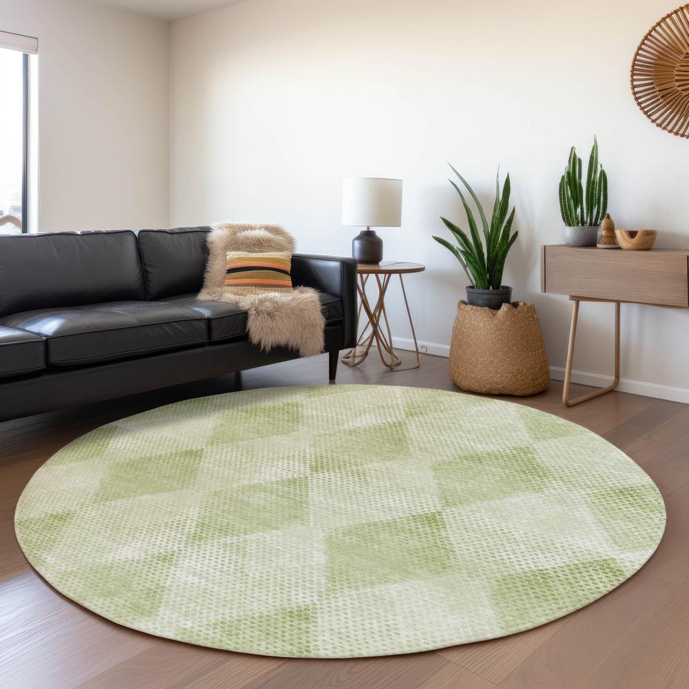 Chantille ACN539 Green 8' x 8' Rug. Picture 6