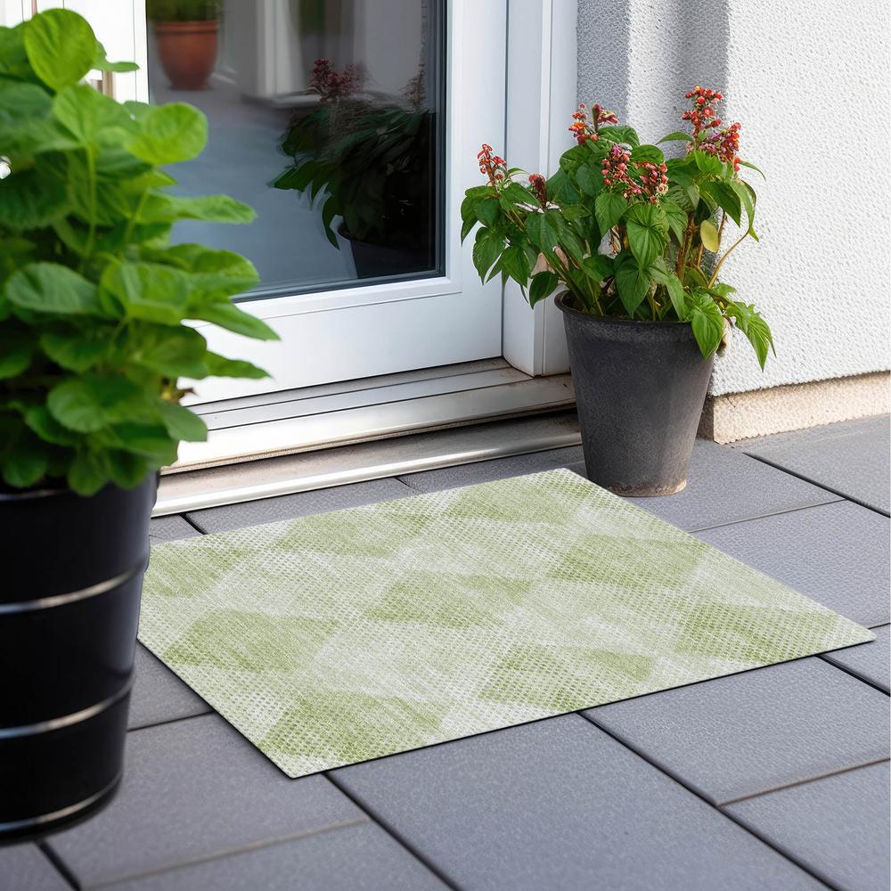 Chantille ACN539 Green 1'8" x 2'6" Rug. Picture 7