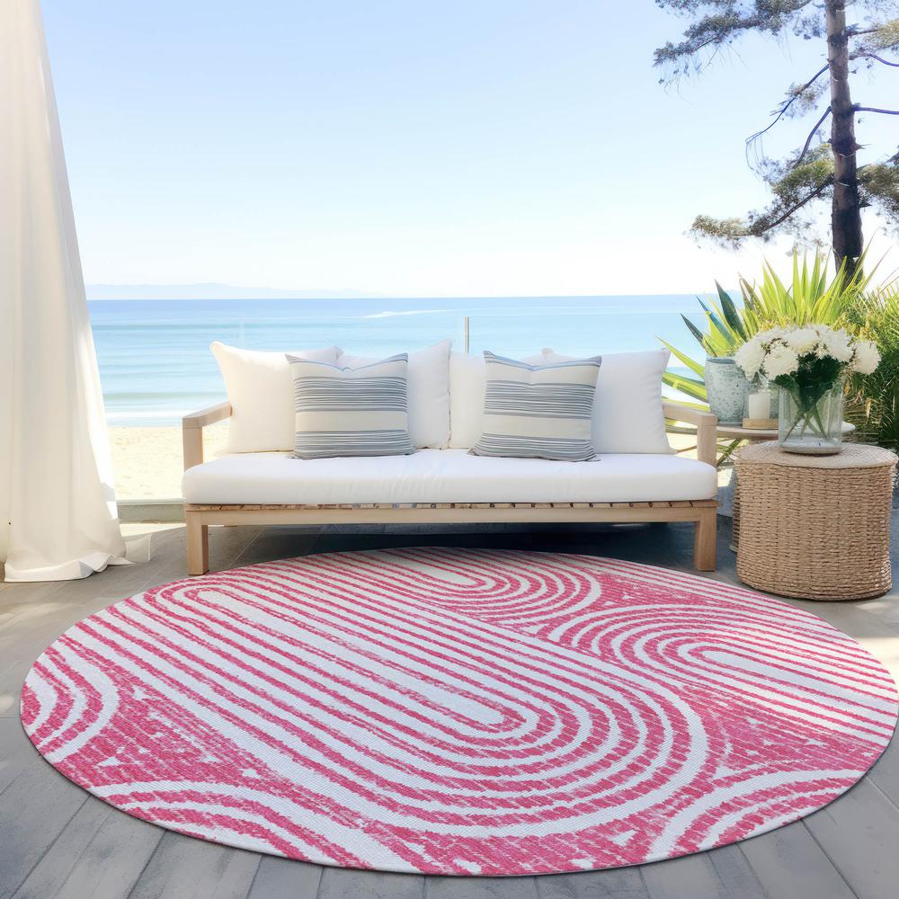 Chantille ACN540 Pink 8' x 8' Rug. Picture 8