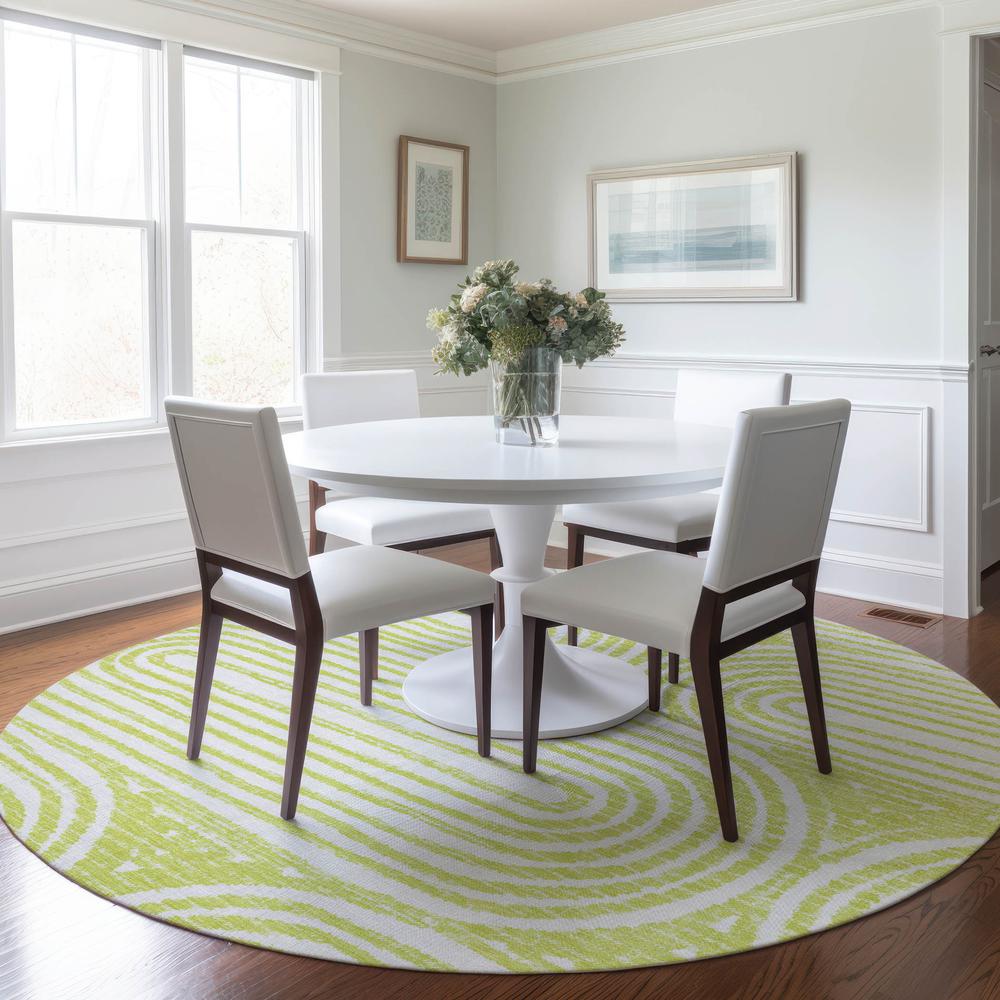 Chantille ACN540 Green 8' x 8' Rug. Picture 6