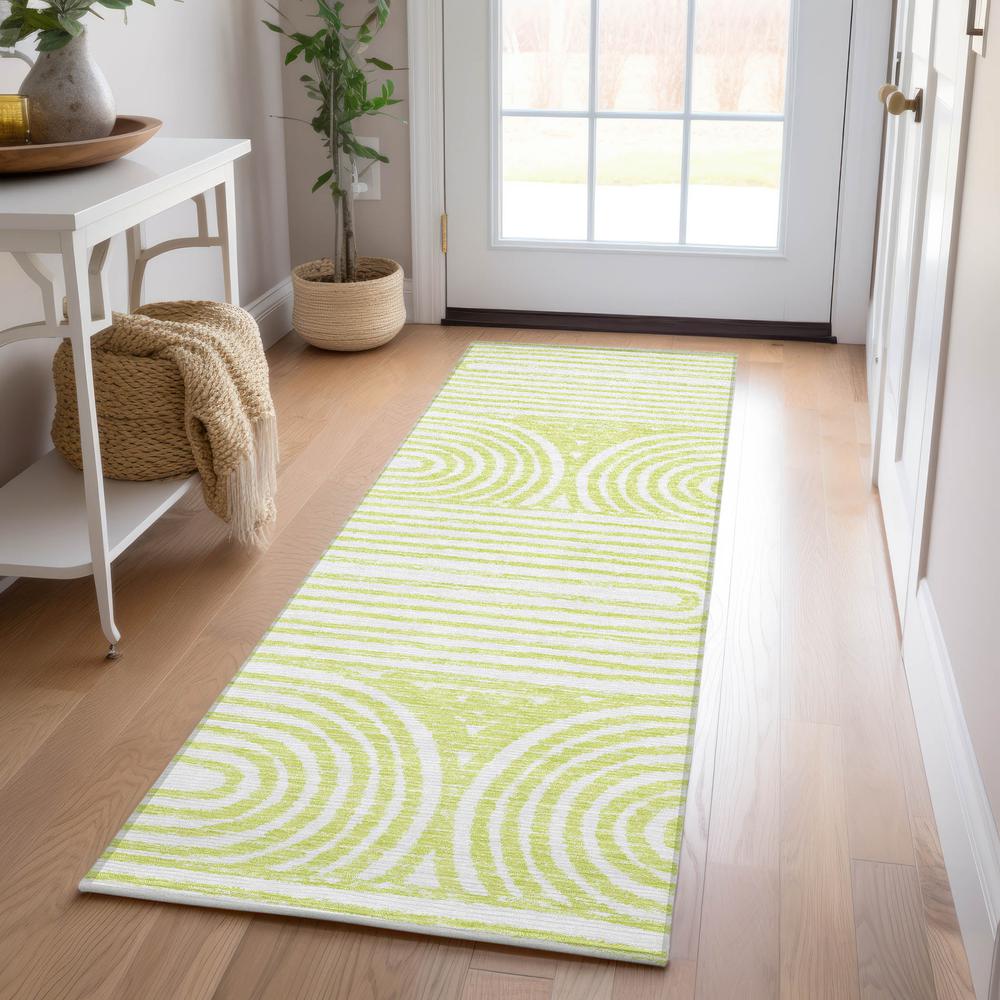 Chantille ACN540 Green 2'3" x 7'6" Rug. Picture 7