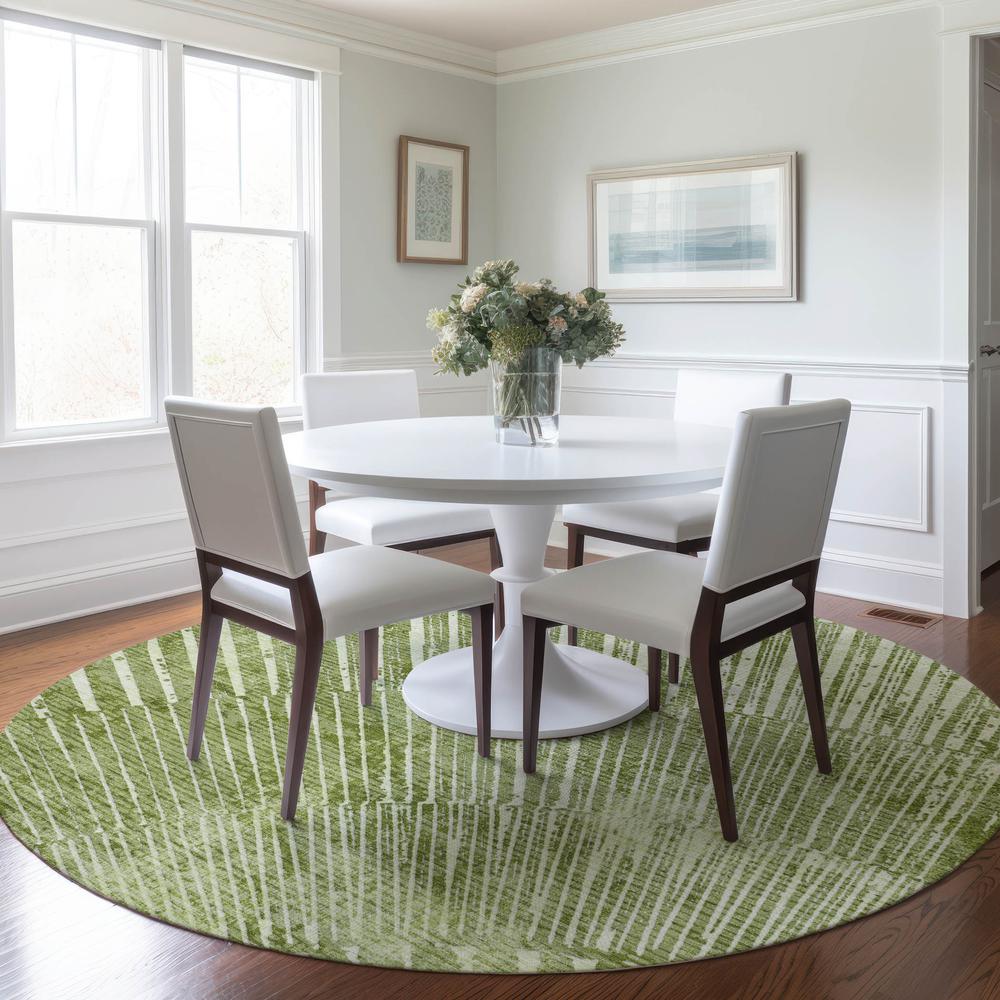Chantille ACN542 Green 8' x 8' Rug. Picture 6