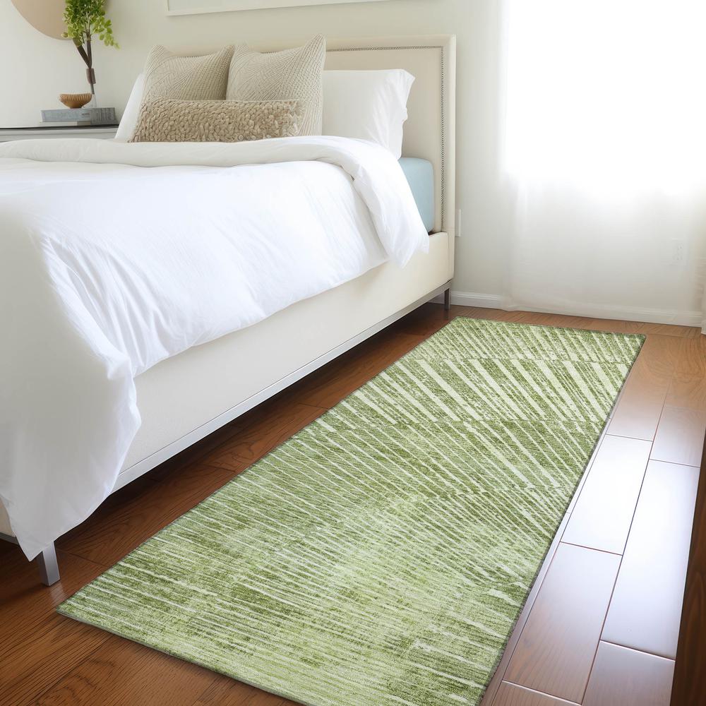 Chantille ACN542 Green 2'3" x 7'6" Rug. Picture 7