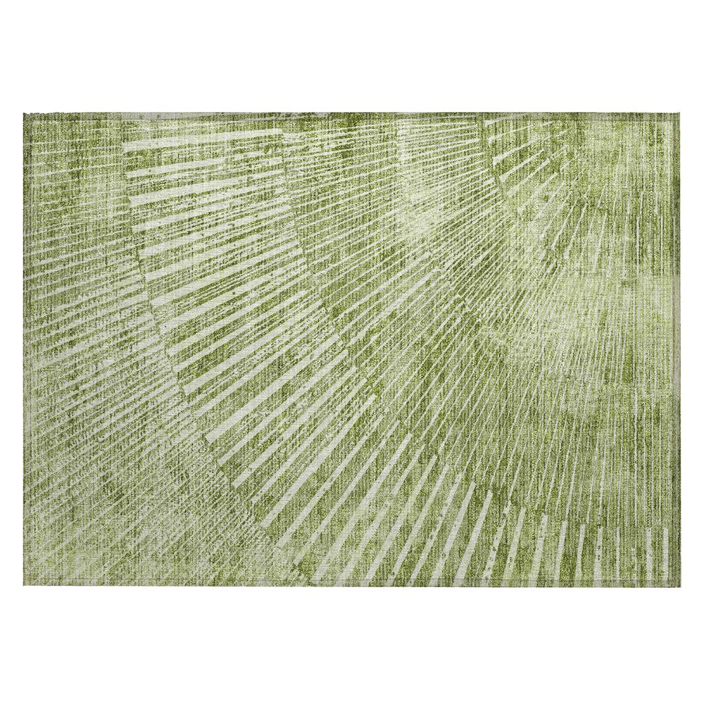 Chantille ACN542 Green 1'8" x 2'6" Rug. Picture 1