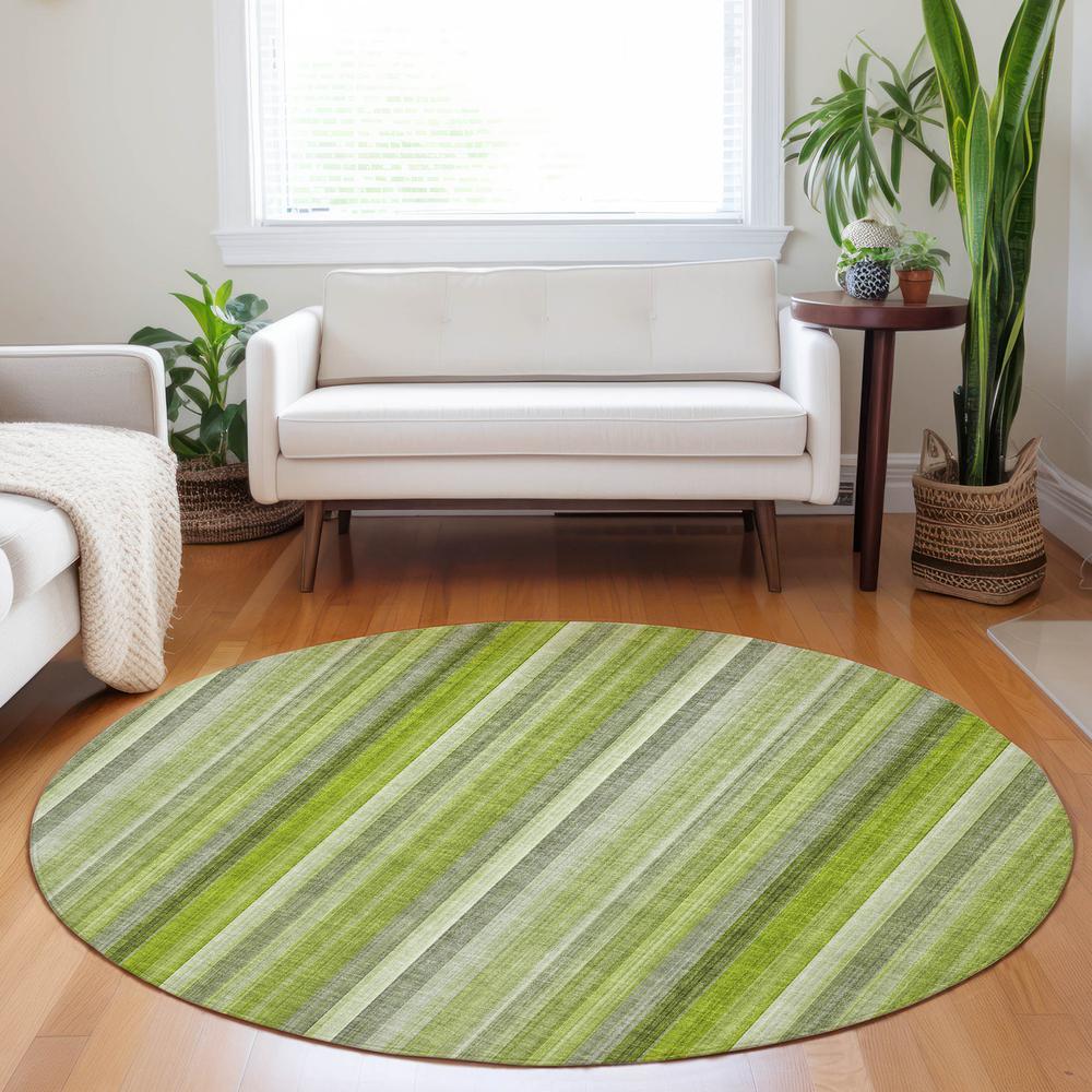 Chantille ACN543 Green 8' x 8' Rug. Picture 6