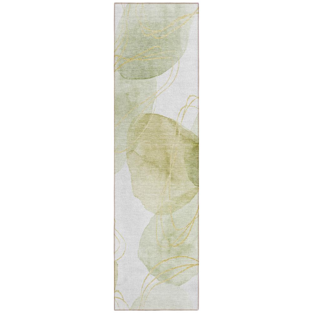 Chantille ACN544 Green 2'3" x 7'6" Rug. Picture 1