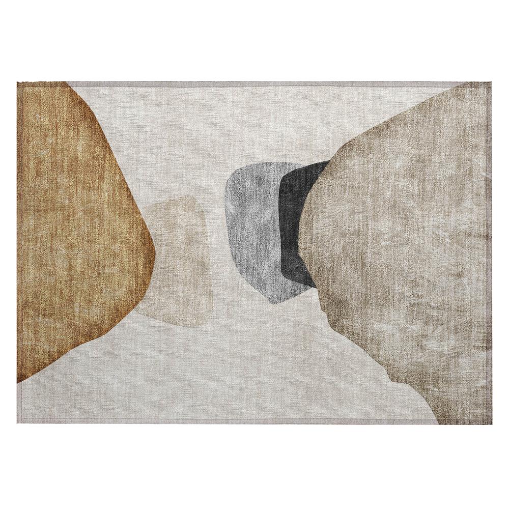 Chantille ACN547 Brown 1'8" x 2'6" Rug. Picture 1