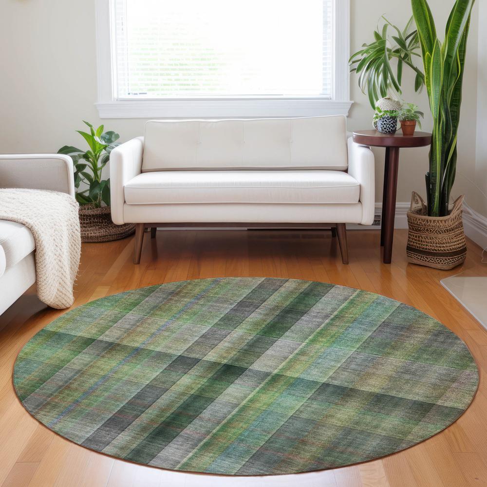 Chantille ACN548 Green 8' x 8' Rug. Picture 6