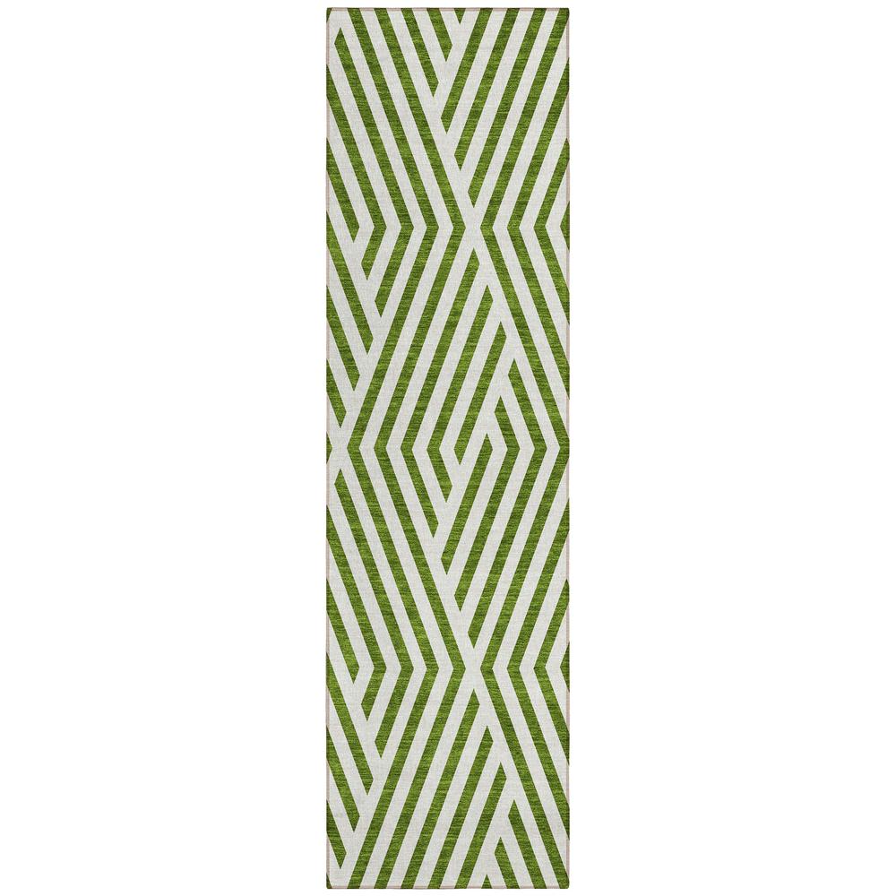 Chantille ACN550 Green 2'3" x 7'6" Rug. Picture 1
