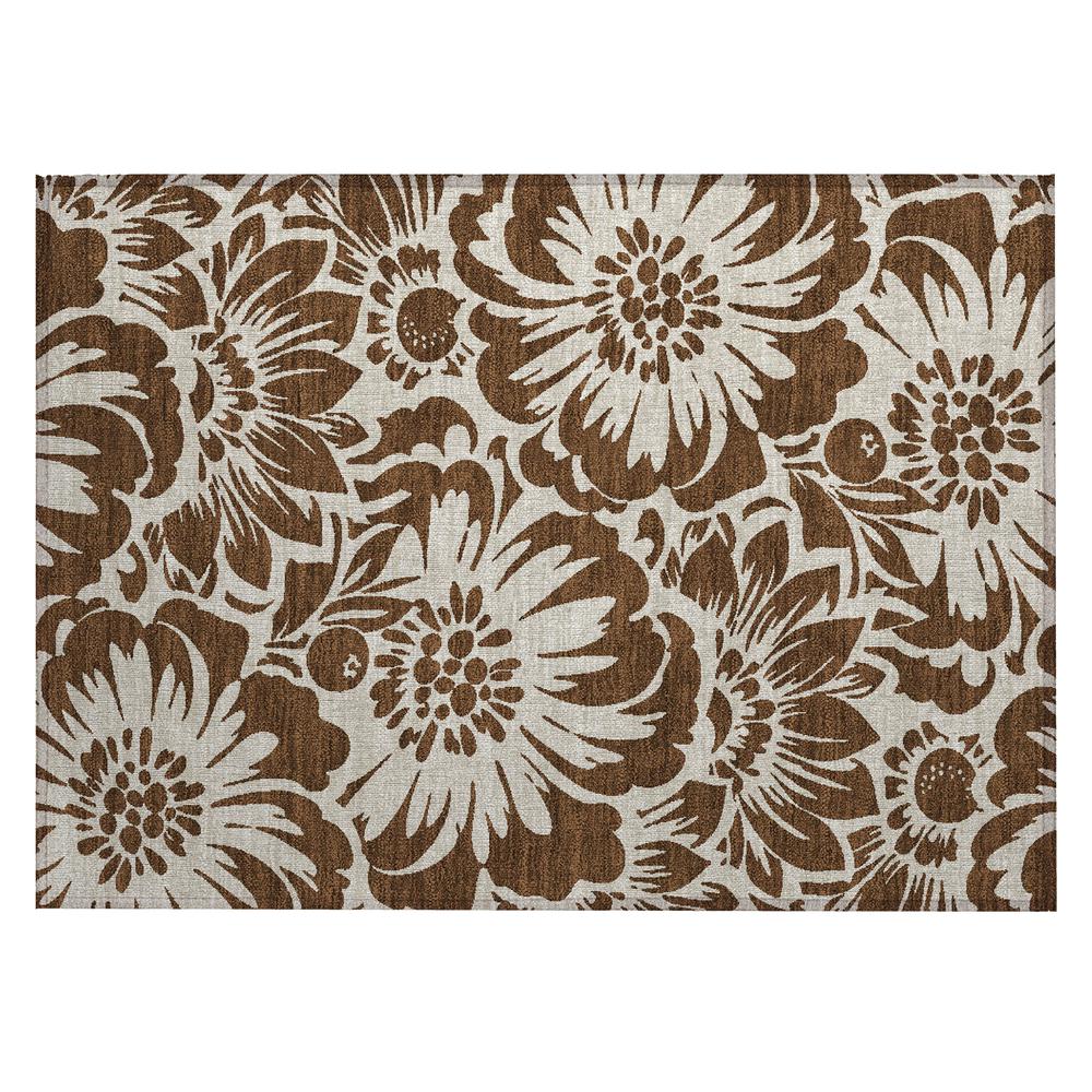 Chantille ACN551 Brown 1'8" x 2'6" Rug. Picture 1