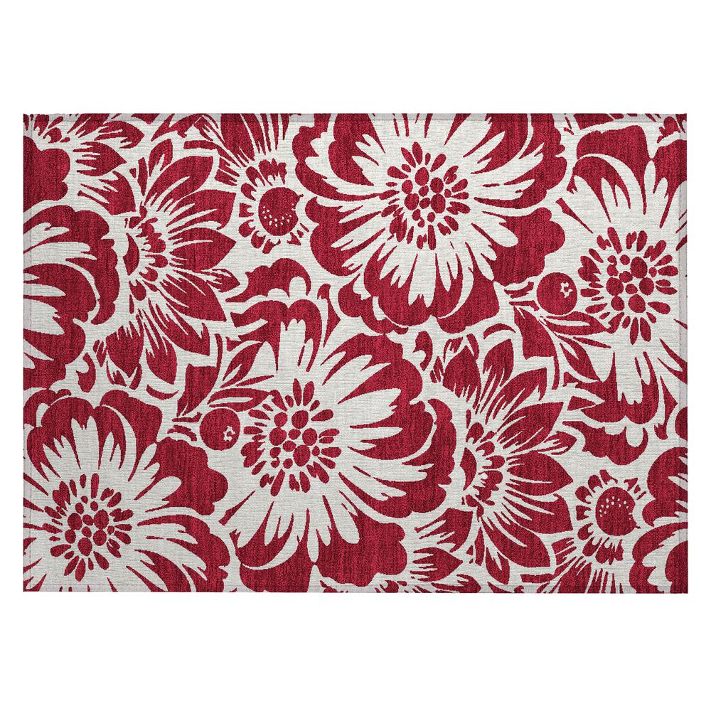 Chantille ACN551 Red 1'8" x 2'6" Rug. Picture 1