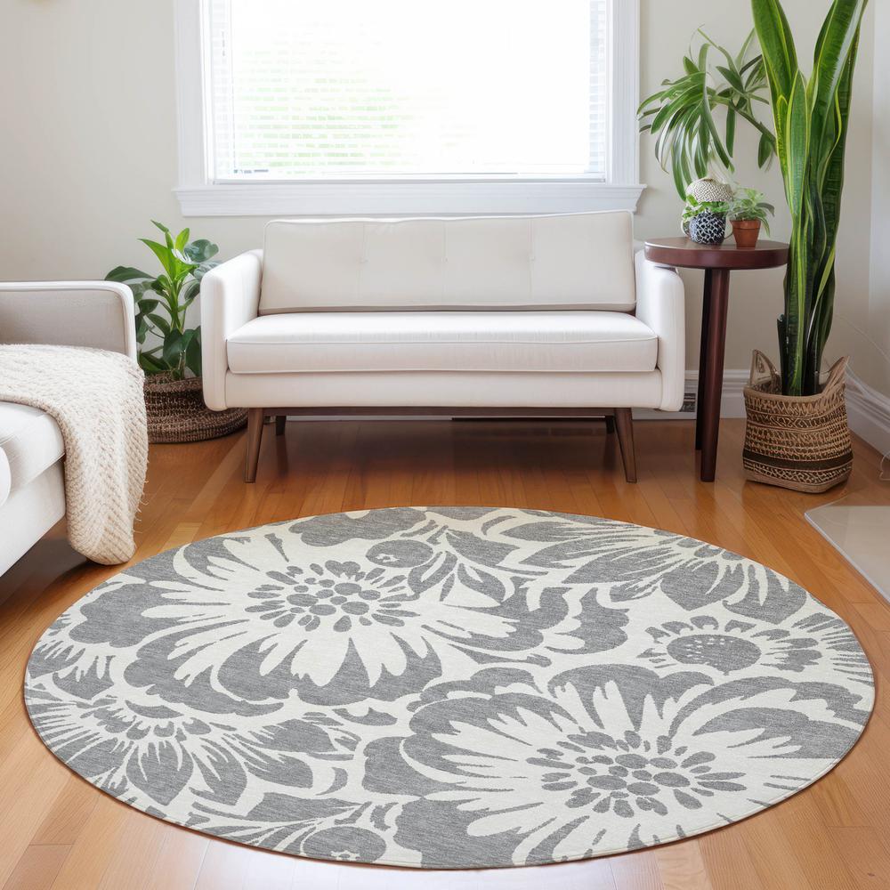 Chantille ACN551 Gray 8' x 8' Rug. Picture 6