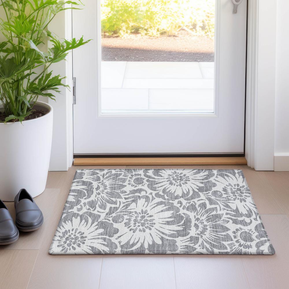 Chantille ACN551 Gray 1'8" x 2'6" Rug. Picture 6