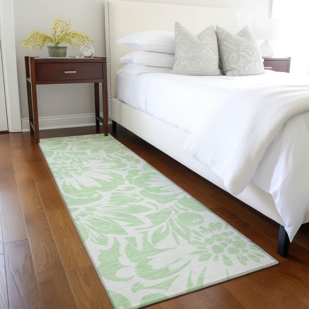 Chantille ACN551 Green 2'3" x 7'6" Rug. Picture 6