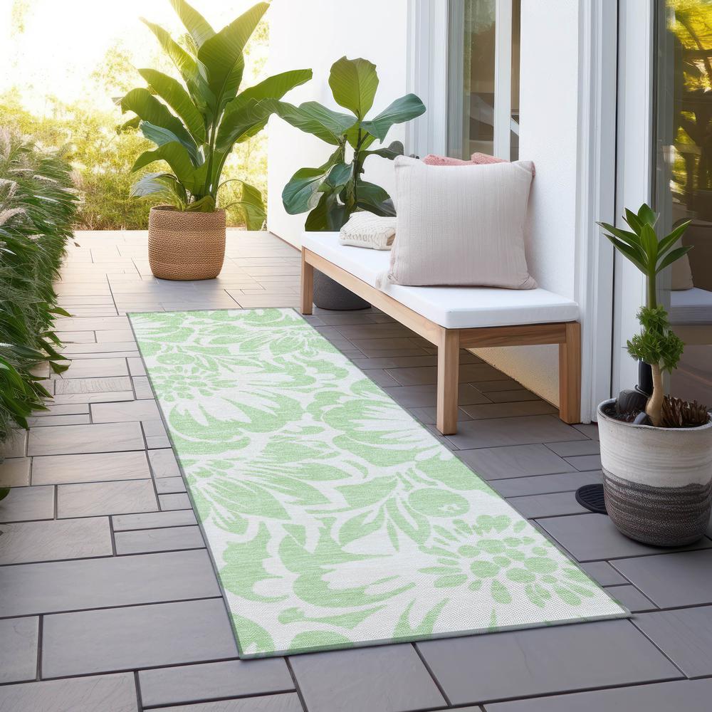 Chantille ACN551 Green 2'3" x 7'6" Rug. Picture 7