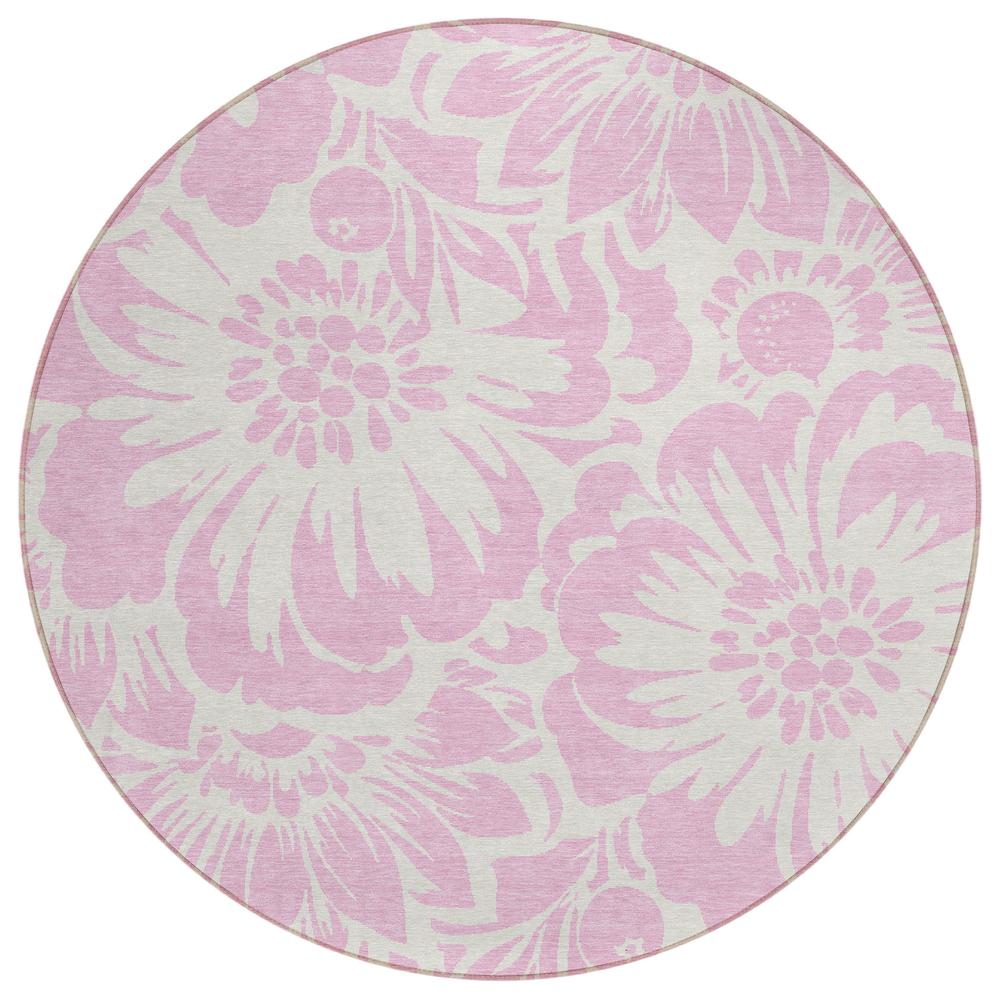 Chantille ACN551 Pink 8' x 8' Rug. Picture 1
