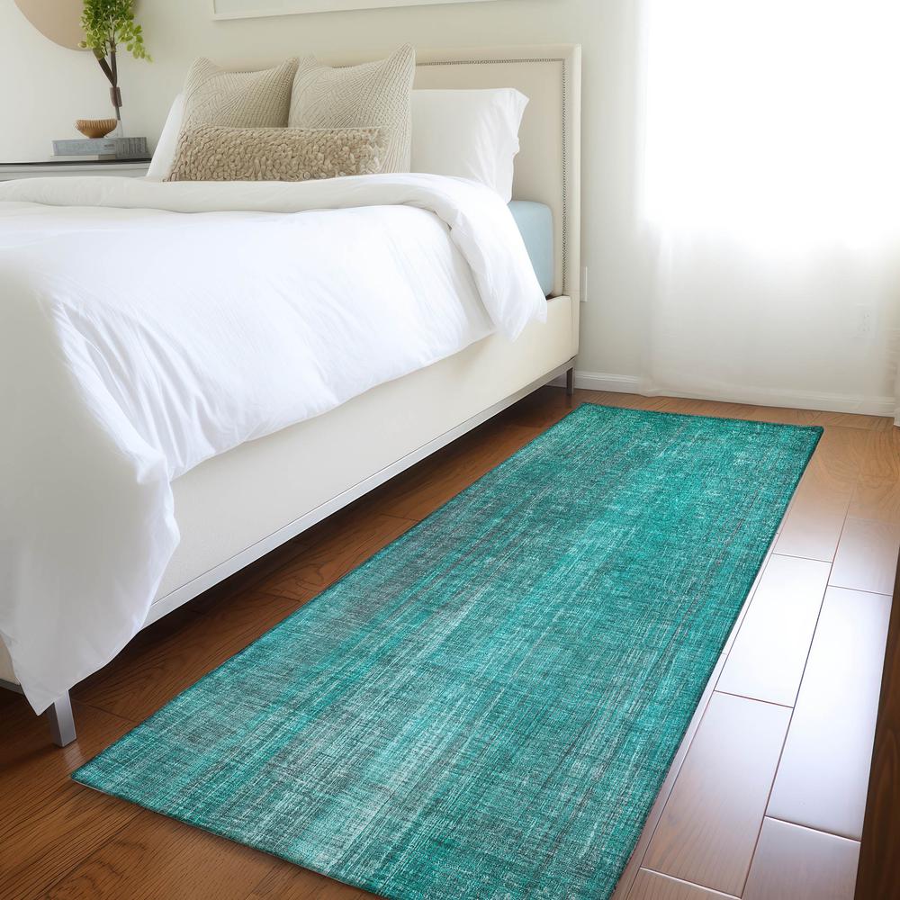Chantille ACN552 Teal 2'3" x 7'6" Rug. Picture 6