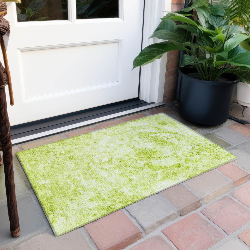 Chantille ACN553 Green 1'8" x 2'6" Rug. Picture 7