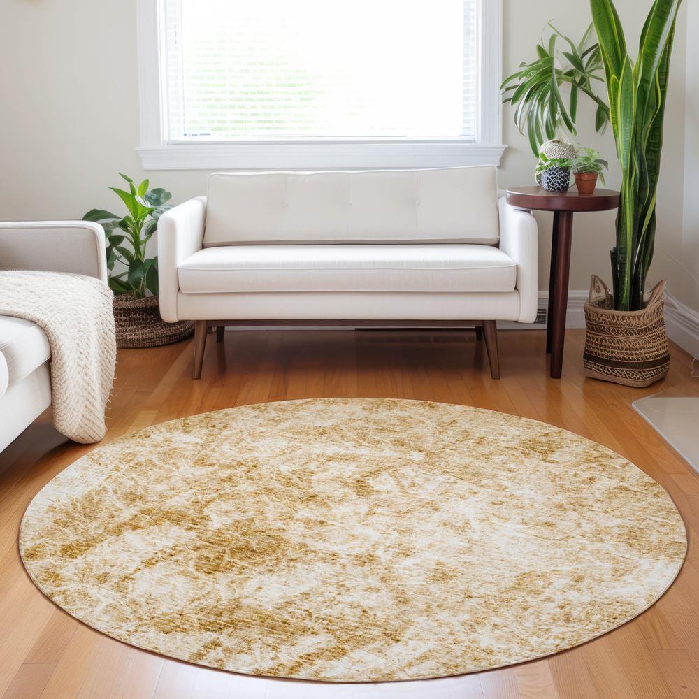 Chantille ACN553 Brown 8' x 8' Rug. Picture 6