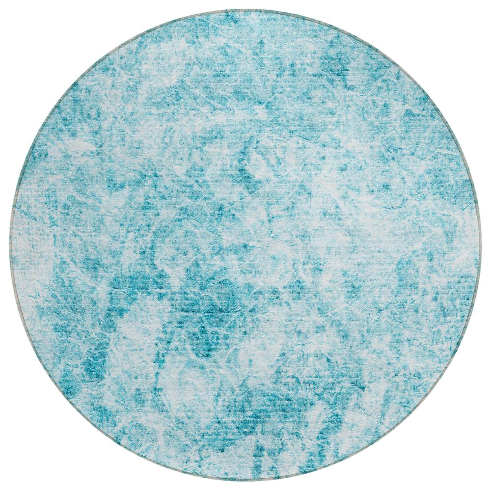 Chantille ACN553 Teal 8' x 8' Rug. Picture 1