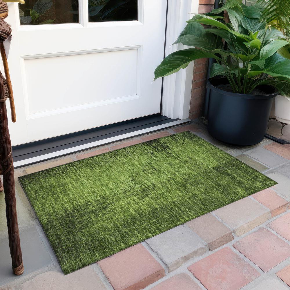 Chantille ACN554 Green 1'8" x 2'6" Rug. Picture 7